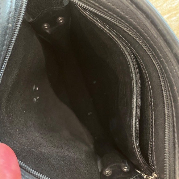 Vintage 90’s Black COACH Leather Legacy North South Camera Crossbody Bag - Picture 7 of 9